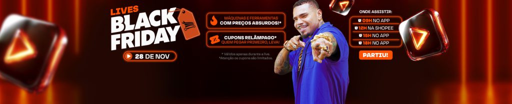 Live Black Friday 2025 – Ofertas e Cupons Obra Certa