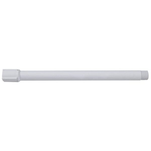 Cano para Chuveiro com Canopla e Luva Branco 30cm 1/2" Astra