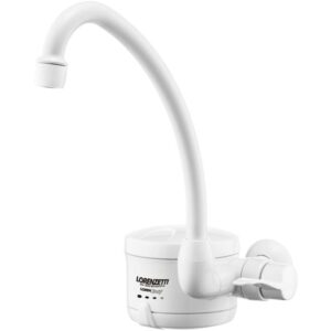 Torneira Elétrica Loren Easy de Parede Branca Lorenzetti 127V 4800W