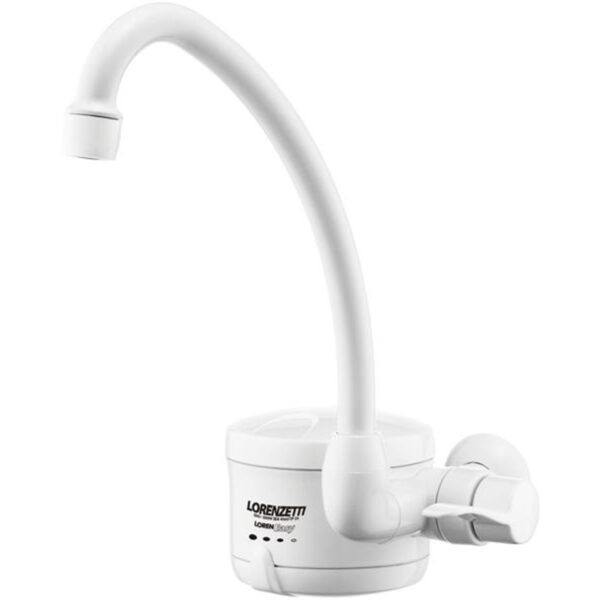Torneira Elétrica Loren Easy de Parede Branca Lorenzetti 220V 5500W