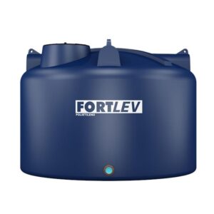 Caixa d'Água Polietileno Fortplus com Tampa Rosca Azul 10000L Fortlev