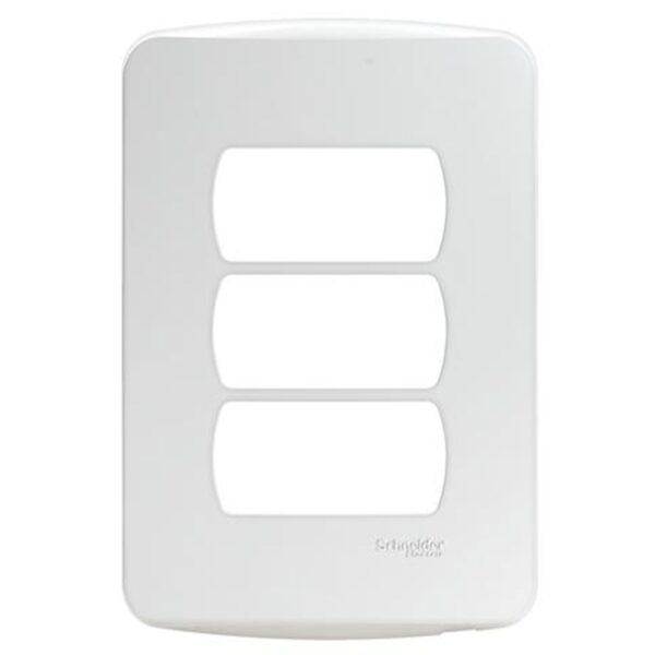 Placa 3 Postos 4x2 com Suporte Miluz Schneider