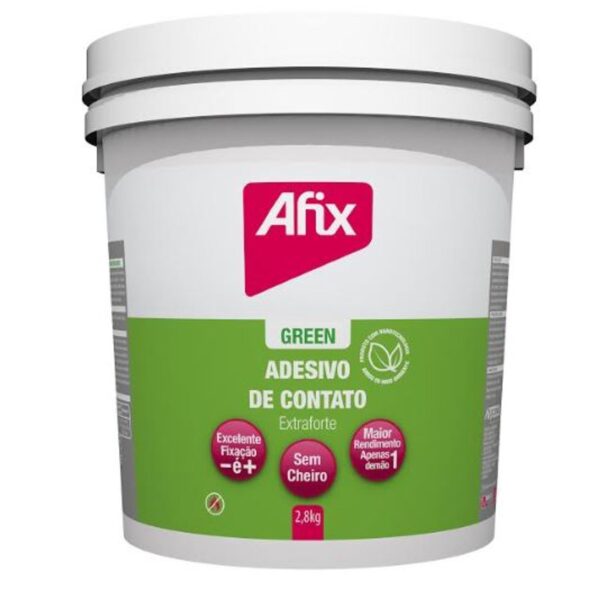 Adesivo Cola de Contato Extra Forte Afix Green 2,8Kg