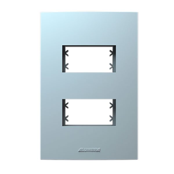 Placa 2 Postos 4x2 com Suporte Inovapro Alumbra