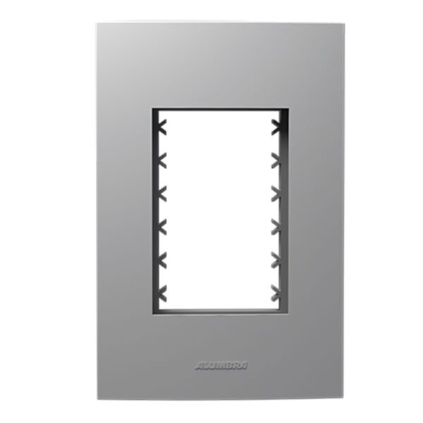 Placa 3 Postos 4x2 com Suporte Inovapro Alumbra