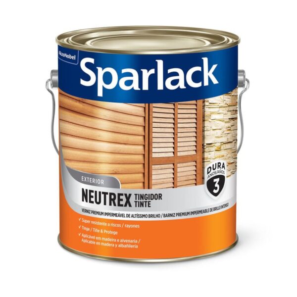 Verniz Premium Sintético Brilhante Neutrex Mogno Coral