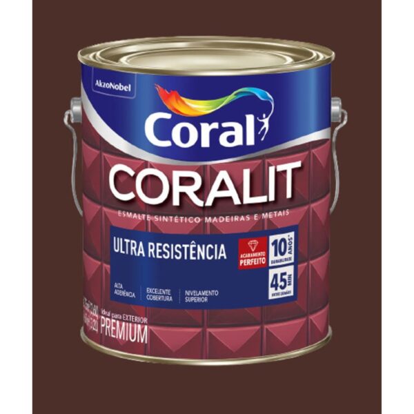Esmalte Premium Sintético Acetinado Coralit 3,6L Coral
