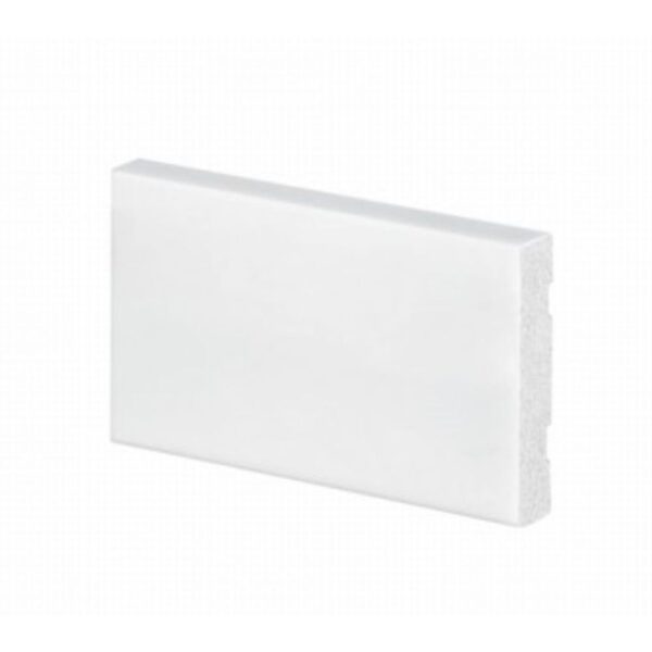 Guarnição Poliestireno Liso Branco Arquitech