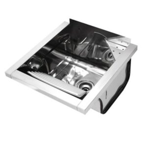 Tanque TS360 com Espelho 23 Litros Aço Inox Polido Docol