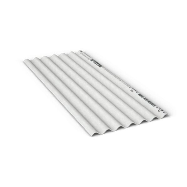 Telha Ondulada Fibrocimento Hidrofugada Cinza 6mm 1,83x1,1m Brasilit