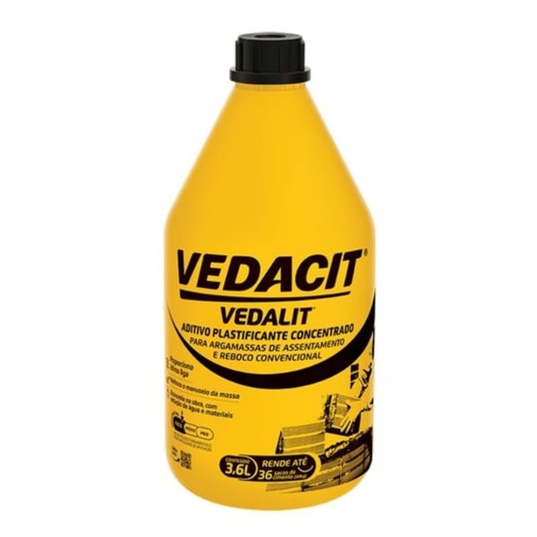 Plastificante para Argamassa Vedalit Vedacit