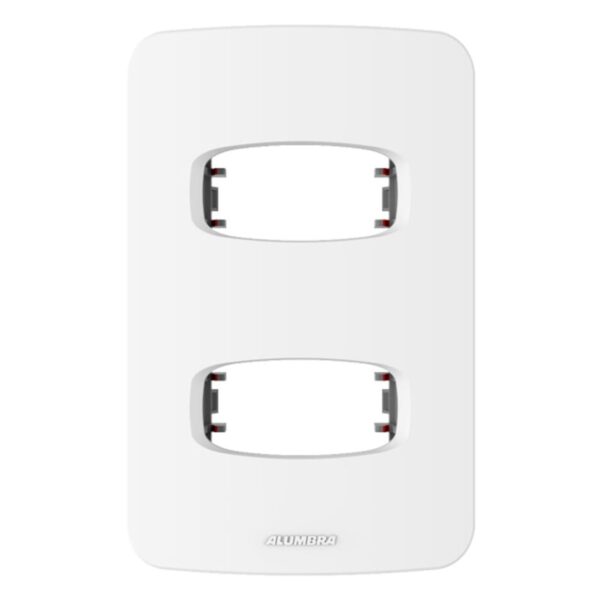Placa 2 Postos Separados 4x2 com Suporte Gracia Alumbra