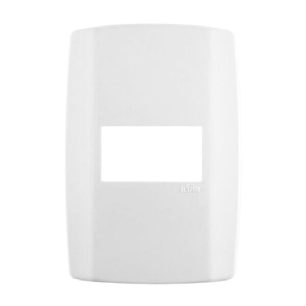 Placa 1 Posto 4x2 com Suporte Slim Ilumi