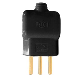 Plugue Móvel Prensa Cabo 2 Pólos + Terra 20A 250V Ilumi