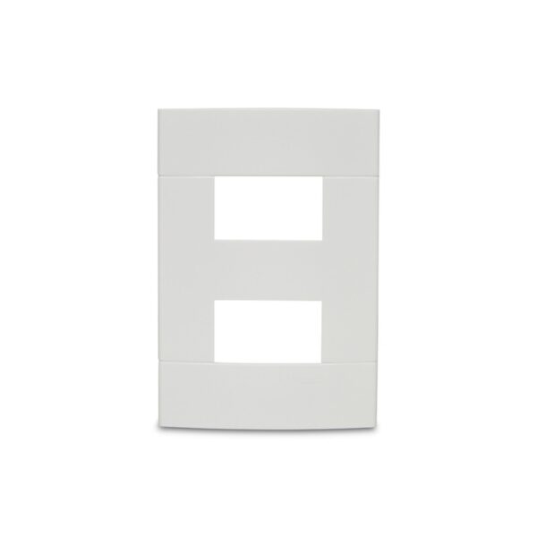 Placa 2 Postos 4x2 sem Suporte Lunare Schneider