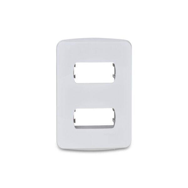 Placa 2 Postos 4x2 com Suporte Miluz Schneider