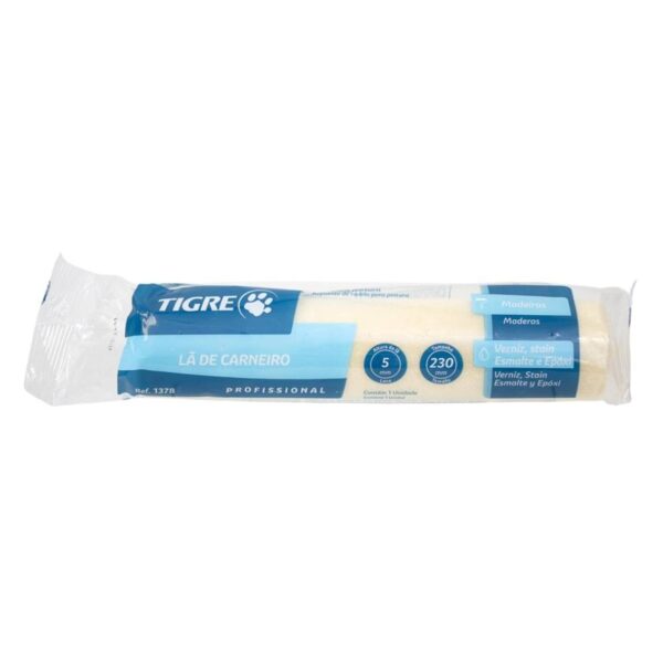 Rolo de Lã Carneiro sem Suporte 1378 23cm Tigre