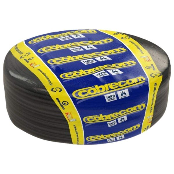 Cabo Flexível 4mm² 750V 100 Metros Cobrecom