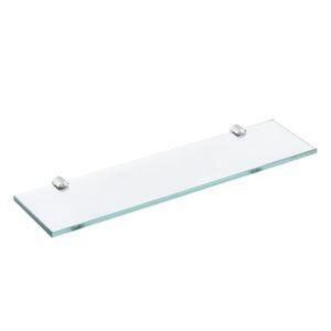 Porta Shampoo Reto para Banheiro 30x10,5cm Acrílico Cristal