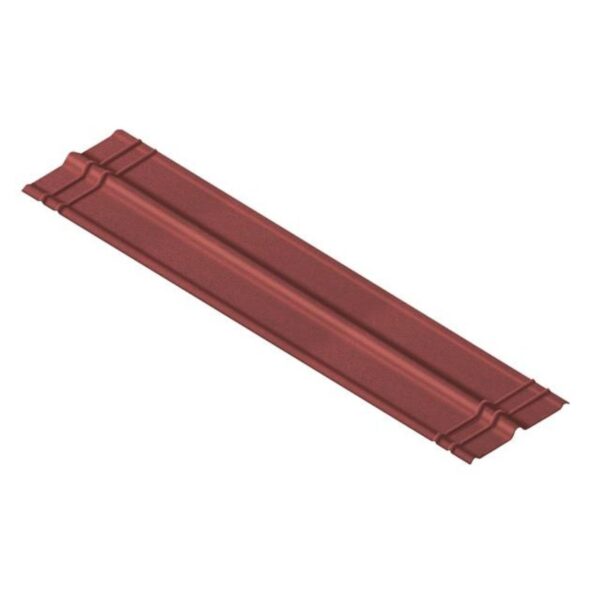 Cumeeira Fibra Vegetal Vermelha 2x0,48m Onduline