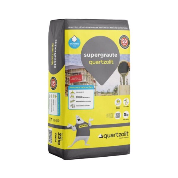 Graute 50 MPa Supergraute 25Kg Quartzolit