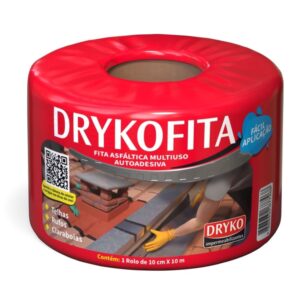 Fita Asfáltica Drykofita Alumínio 10m Dryko