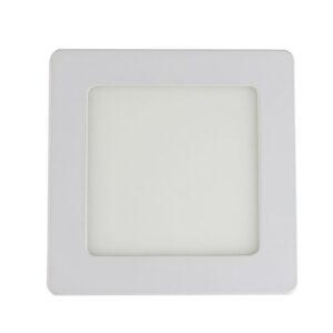 Painel LED de Embutir Slim Quadrado Luz Branca Bivolt Bronzearte