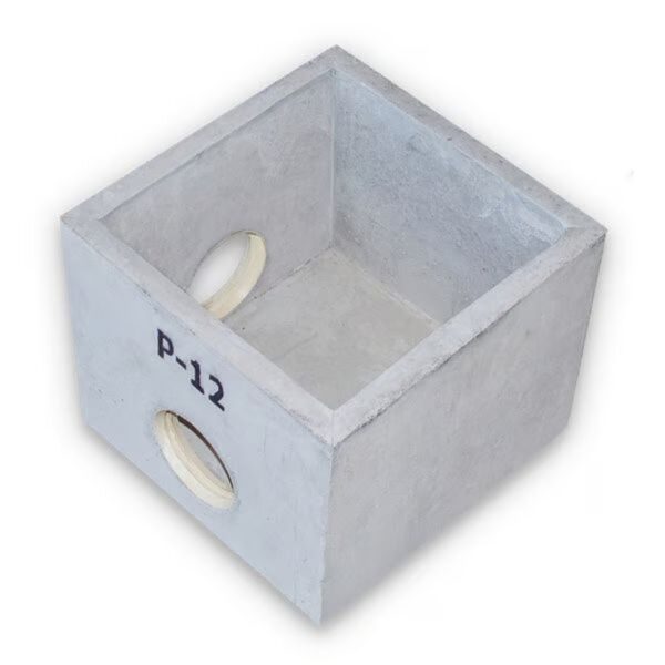 Caixa de Águas Pluviais Concreto sem Tampa P12 35x35x30cm Concrebox