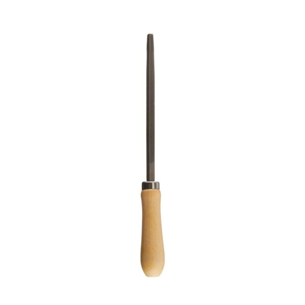 Lima Triangular 6" com Cabo de Madeira 15cm MTX