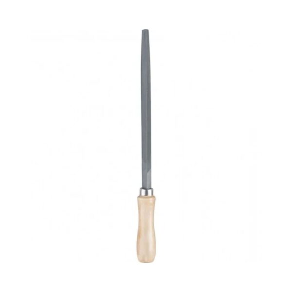 Lima Triangular 8" com Cabo de Madeira 20cm MTX