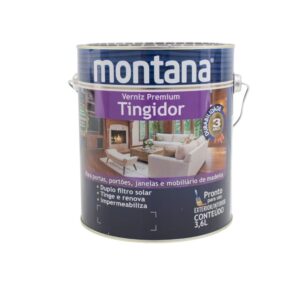 Verniz Premium Sintético Brilhante Tingidor Mogno Montana