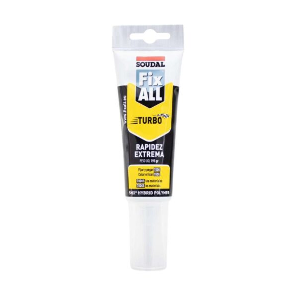 Cola Fix All Turbo Cura Rápida Branco 125ml Soudal