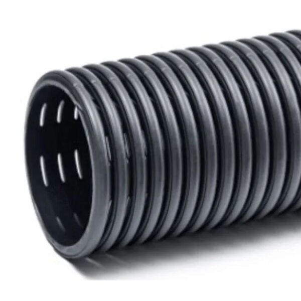 Tubo Dreno Corrugado 65mm Polietileno Preto 50m Cimflex