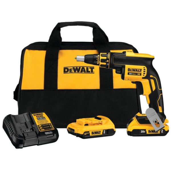 Parafusadeira Drywall 1/4" 20V à Bateria DCF620D2 Brushlles