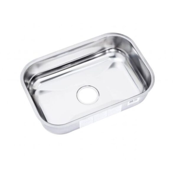 Cuba de Embutir Retangular Aço Inox Alto Brilho 1F Fabrinox