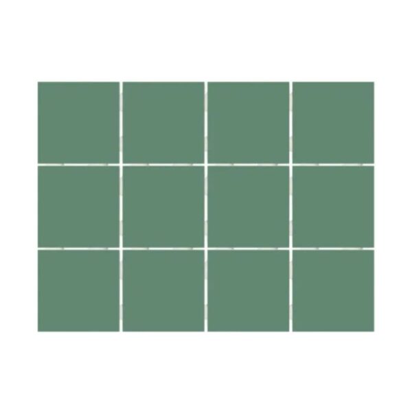Revestimento Riviera Bold Acetinado Verde 10x10cm 1,95m2