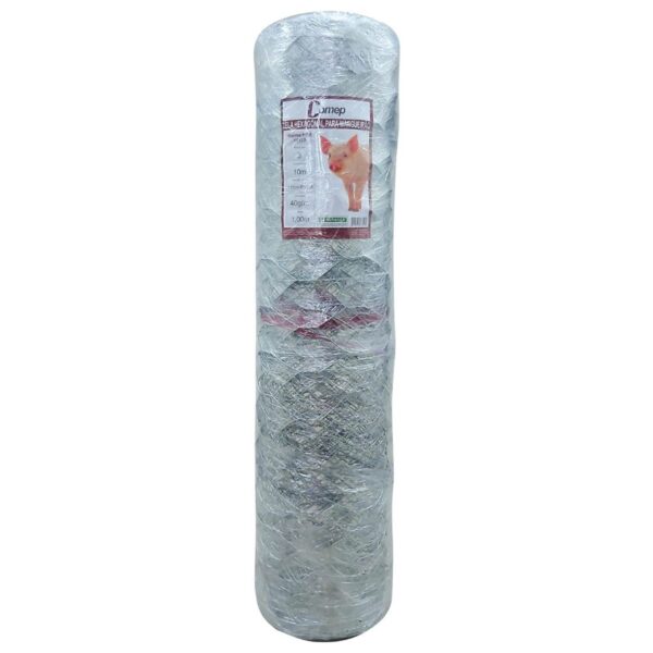 Tela Hexagonal Mangueirão Aço Galvanizado 3" 16BWG Comep