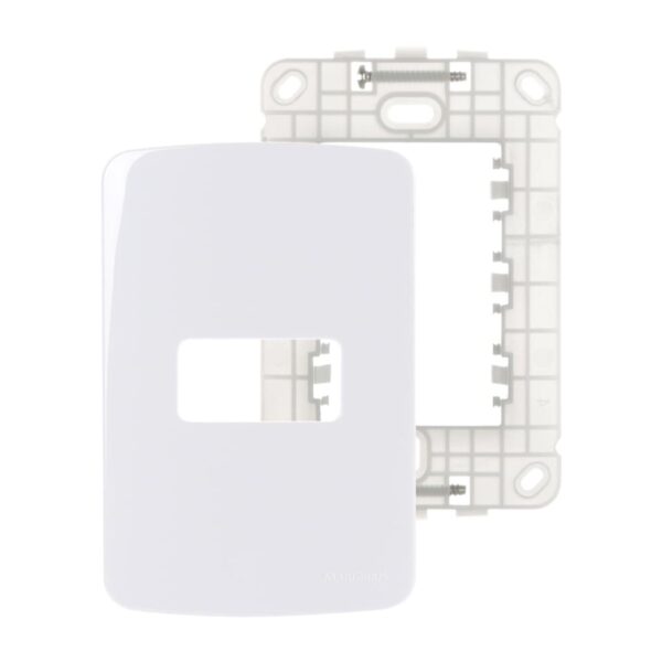 Placa 1 Posto 4x2 com Suporte B3 Margirius