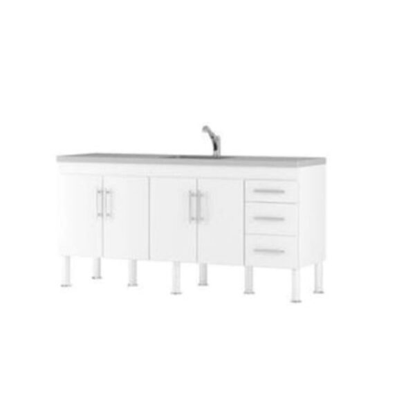 Gabinete para Cozinha Flex 194x80x52cm MDF MGM Móveis