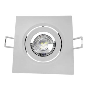 Spot LED de Embutir Supimpa Quadrado Branco 7W Bivolt Avant