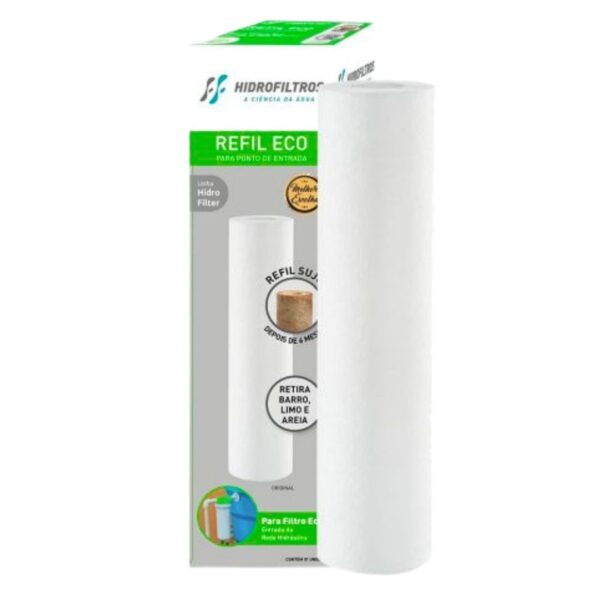 Refil para Filtro de Caixa D'Água Eco 25 Micra 9.3/4" Hidrofiltros