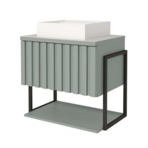 Gabinete para Banheiro Frise Metalon 85 cm MGM Móveis