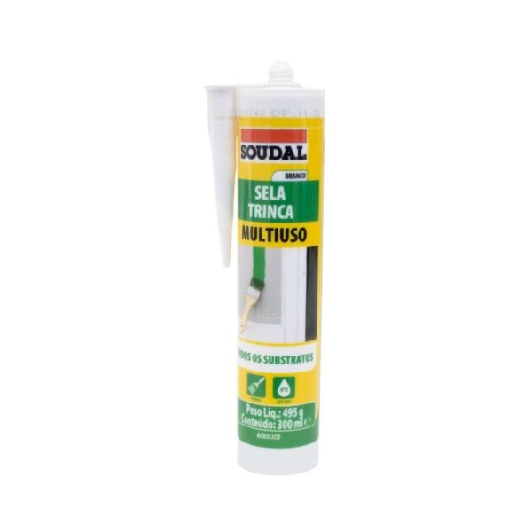Sela Adesivo Trinca Multiuso Branco 495g Soudal