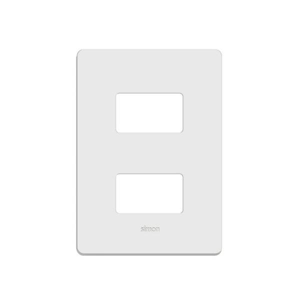 Placa 2 Postos 4x2 com Suporte Simon 20