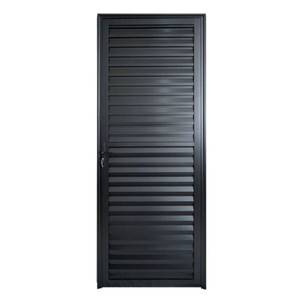 Porta Palheta Alumínio Preto 210x60cm Lux