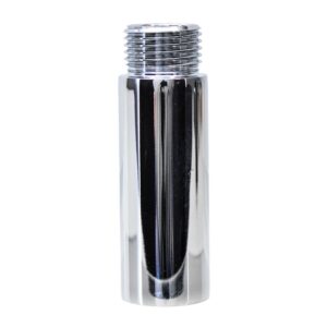 Prolongador Longo Macho Fêmea Roscável Latão Cromado 60mm 1/2" Furkin