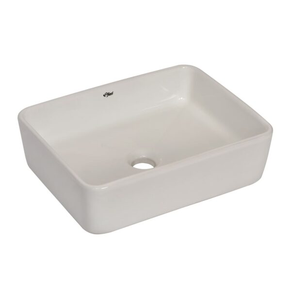 Cuba de Apoio Louça Retangular 55CB16-1FB Branca 42x31,5cm Fiori