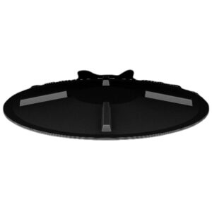 Tampa Rosca Caixa d'Água Polietileno Fortplus Preto 60x60cm Fortlev