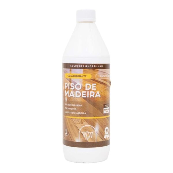 Cera Restauradora para Piso de Madeira Brilhante 1L W&W
