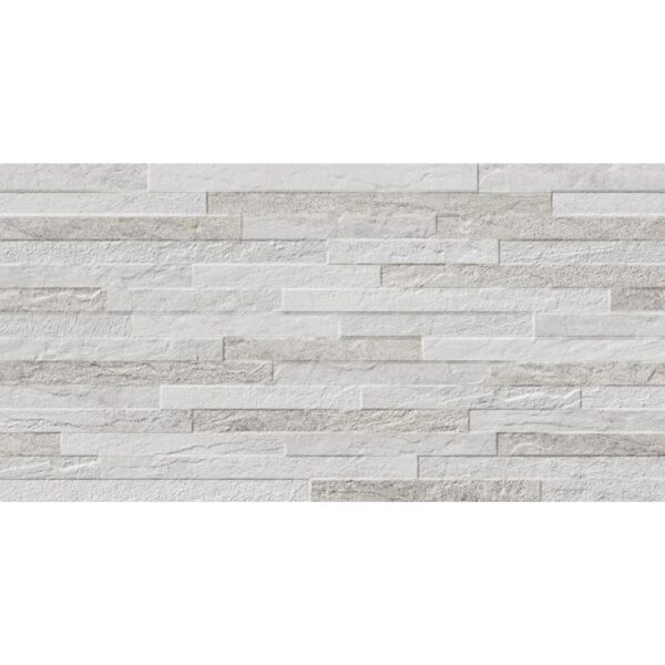 Revestimento Minerale Bianco Retificado Acetinado Branco 39x75cm2,06m2